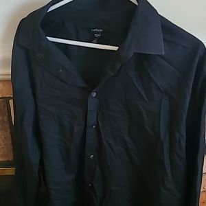 Black button down shirt
